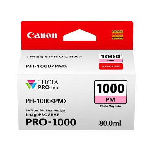 CANON PFI-1000PM INK CARTRIDGE PHOTO MAGENTA - CANON PFI-1000PM INK CARTRIDGE PHOTO MAGENTA