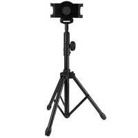 Tripod Floor Stand for Tablets - StarTech.com Tablet Floor Stand - Tripod Stand - 7in to 11in Tablets - with Carrying Bag - Height Adjustable - iPad S
