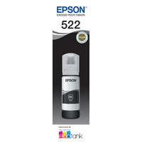 EPSON 522 BLACK INK BOTTLE FOR ECOTANK ET-2710