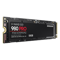 Samsung 980 Pro 500GB 2280 M.2 NVMe SSD - Up to 6900/5000 MB/s