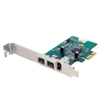 Startech PCIe Firewire Card - 2x Firewire 800 9P  1x Firewire 400 6P