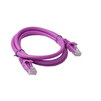 8Ware Cat6a Ethernet Cable 1m - Purple