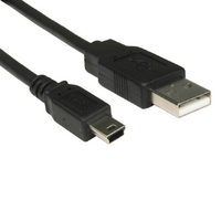 8Ware Mini USB to USB-A 2.0 Cable 1m - 10PK