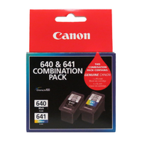 PG-640 + CL-641 - PG-640 Black and CL-641 Colour Ink Cartridge combination pack