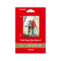 PP3014X6-20  20 Sheets  260 gsm Photo Paper Plus Glossy II - Canon Photo Paper Plus Glossy II<br /> * 4x6'<br /> * 260 gsm<br /> * 20 Sheets<br />